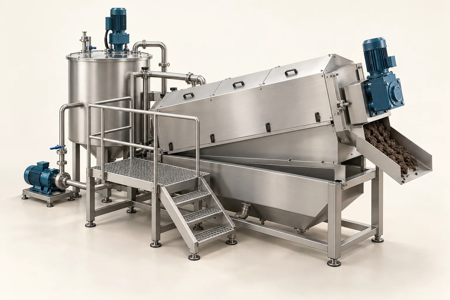 3D concept illustration: Solids & sludge equipment